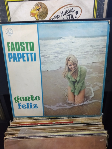 Disco De Vinilo, Fausto Papetti, Gente Feliz