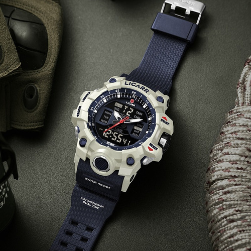 Relojes Militares Deportivos Para Hombre, Reloj Con Alarma Y
