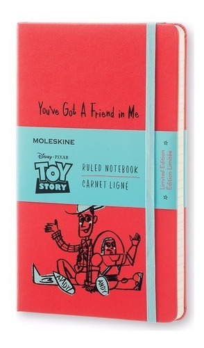 Caderno Moleskine Grande Pautado Ed Ltda Toy Story 3144