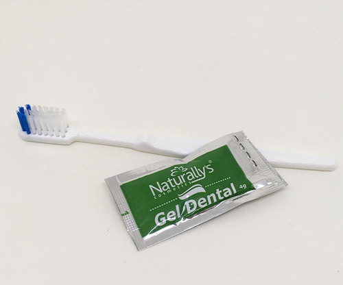 Imagem 4 de 4 de Kit Dental Escova E Creme Dental 4g - 500 Unidades