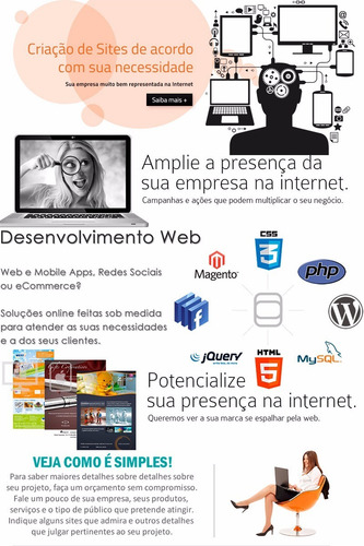 Sistema Site Empresarial Responsivo Administrável Script Php