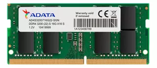 Memoria Notebook Sodimm Adata Premier 16gb Ddr4 3200 Mhz Cta