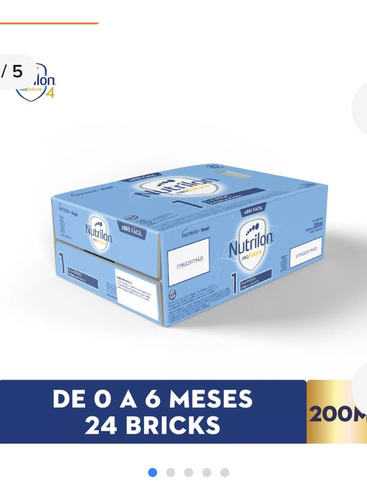 Leche Nutrilon 1  De 0 A 6 Meses   24 Bríos De 200 Cc