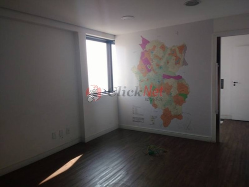 Imagem 7 de 30 de Sala Comercial Em Condomínio Com 146,50 M2 De Área Útil, 4 Wc´s, 4 Vagas No Bairro Paraíso, Santo André. - 3947