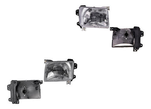 2 Faros Delanteros Depo Nissan Xterra Del 2000 Al 2001