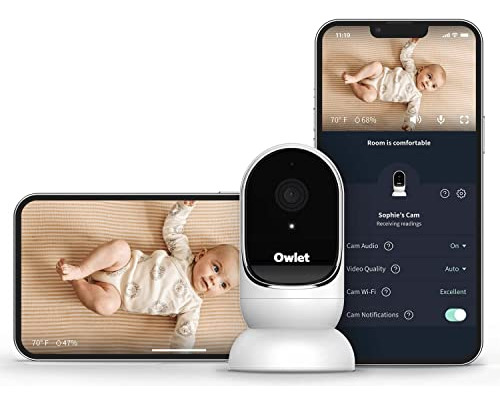 Cam Smart Baby Monitor - Monitor De Vídeo Hd Con Cámara, Aud (Reacondicionado)