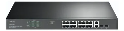 comprar Switch Tp-link Tl-sg1218mp Jetstream 16 Puertos Negro