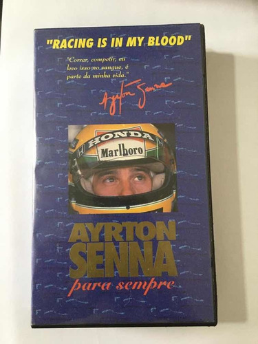 Fita Cassete Ayrton Senna Pra Sempre Vhs