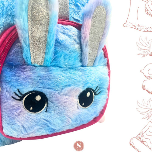 Mochila Peluche Felpa Unicornio
