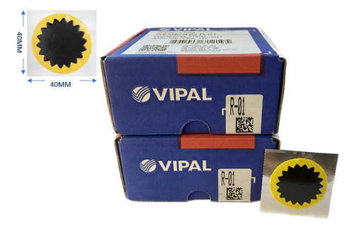 Parche Vipal R01 Reparación De Neumáticos (2 Cajas)