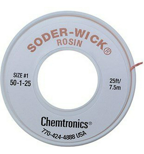 Chemtronics ******* Soder-wick Rosin - Trenza Desoldadora (0