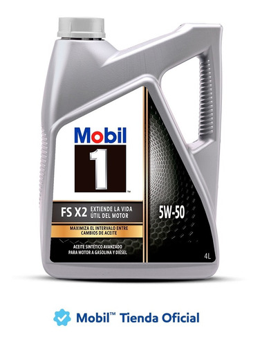 Mobil 1 Fs X2 5w-50, 4 Lt