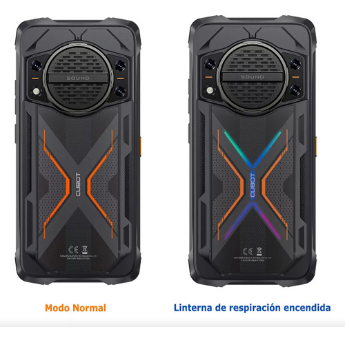 Cubot King Kong Power 3 Dual SIM 256 GB negro 6 GB RAM