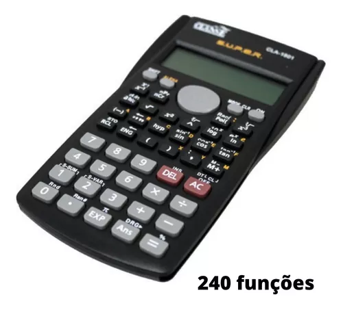 Calculadora científica Uma calculadora de nível Maths Kit 2 linhas  Engenharia Calculadora Científica Material escolar Conjuntos de papelaria  para o