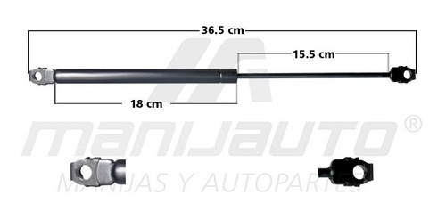 Amortiguador Cofre Bmw Serie 3 1992 - 1998 Der = Izq Mnj