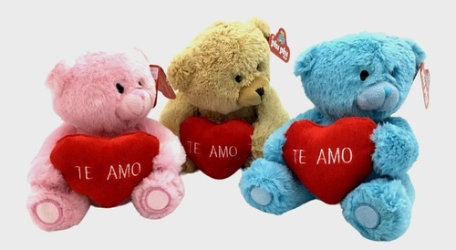 Oso De Peluche Con Corazón 18cm Te Amo Phiphi Toys Queoferta