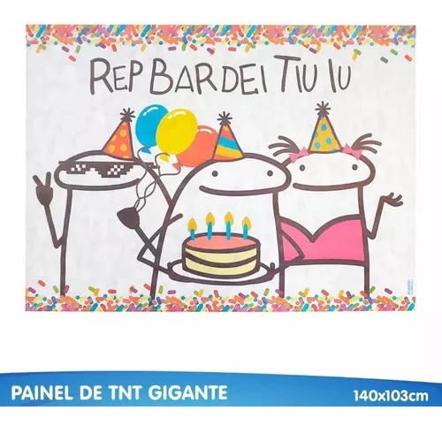 Kit Decoração Para Festa De Aniversário Tema Flork Meme