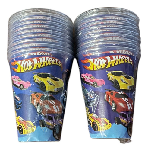 Kit De Hotwheels Para Fiesta De 20 Personas Azul Hot Wheels Hot Wheels