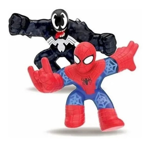 Figuras Flexibles Goo Jit Zu Spiderman Vs Venom Dc - 41146