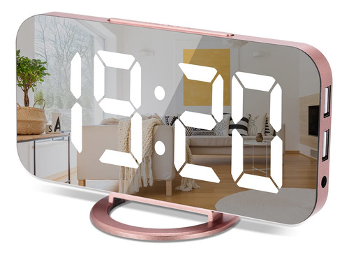 Reloj Digital Con Pantalla Grande, Led De Alarma Electrica, 