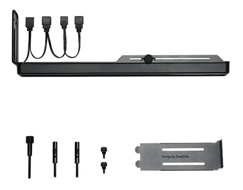 Imagen 5 de 8 de Soporte Regulable Para Placa De Video Deepcool St500 Argb