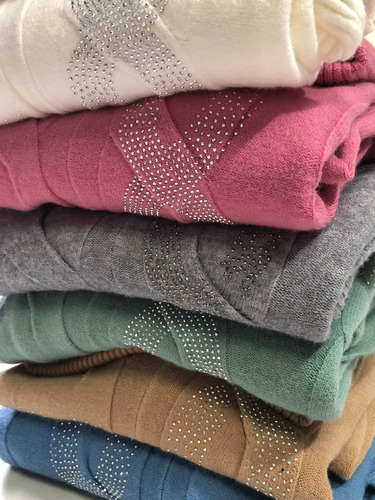 Sweater Oversize Talle Especial Para Mujer Polera