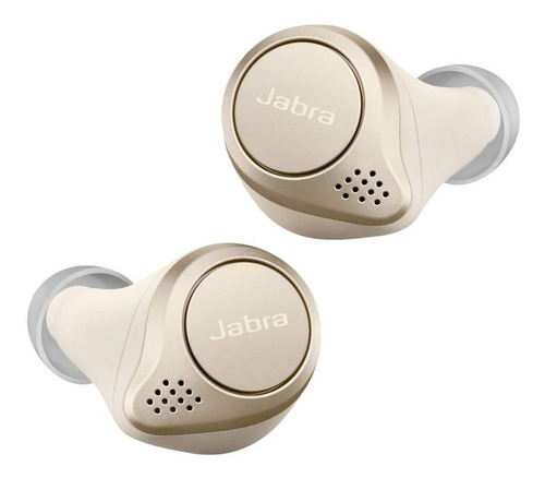 Audífonos in-ear inalámbricos Jabra Elite 75t gold beige