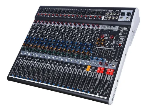 comprar Mesa De Som Amw Q16 Fx Dsp 16 Canais 2 Aux Xlr Bt Usb Rec !