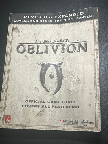 Guia Del Juego Oficial The Elder Scrolls Iv: Oblivion