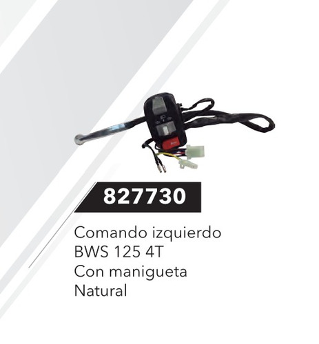 Comando Izquierdo Bws 125 4t (pregunte Disponibilidad)