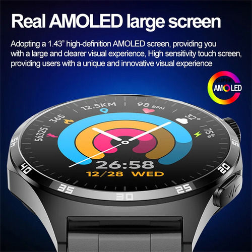 Reloj Deportivo Moderno Bluetooth Call Ecg+ppg Con Frecuenci
