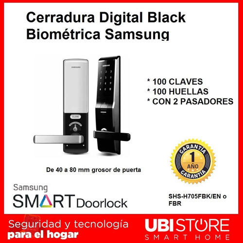 Cerradura Digital Con Huella Dactilar Samsung