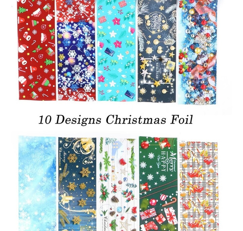 Kit Paquete Foil Variado Diferentes Diseños 130 Tiras Foil