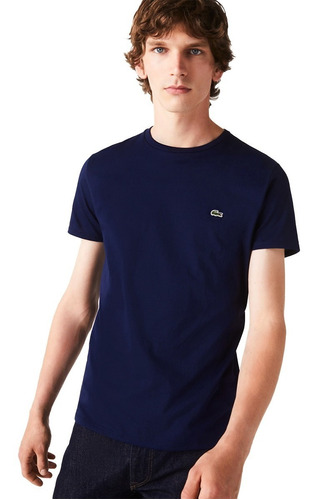 Playera Lacoste De Algodón Pima Hombre