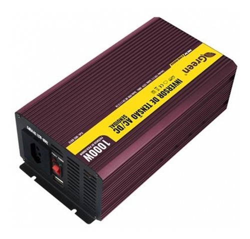 Inversor De Tensão De 12v Para 127v Potência 1000w Senoidal