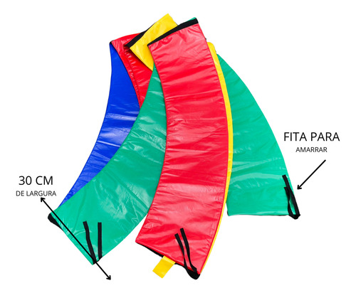 Protetor Proteção De Molas Cama Elastica Pula Pula 3,00/3,05