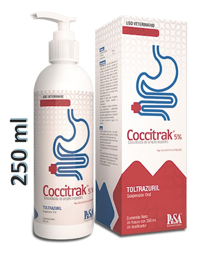 Alimento Coccitrak 5% & Toltrazuril & Coccidicida & Pisa