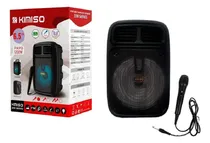 Comprar Bocina Kimiso caixa de som KMS338 portátil con bluetooth negra 120V