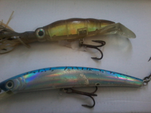 Señuelos Yozuri Crystal Minnow/calamar