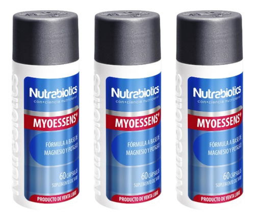 X3 Myoessens Nutrabiotics X 60 Cap - Unidad a $1180
