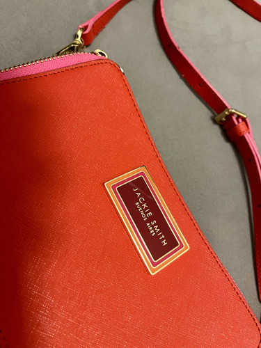 Cartera Pouch Claire Rosa Jackie Smith Rojo Lisa Rojo (Usado)