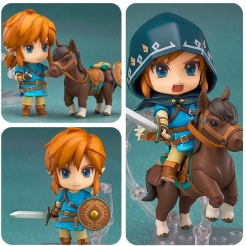 Nendoroid Figure Zelda Link 733 Dx Breath Of The Wild Deluxe