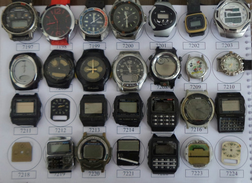 Lote 26 Sucatas Casio E Outros- Máquina Do Tempo