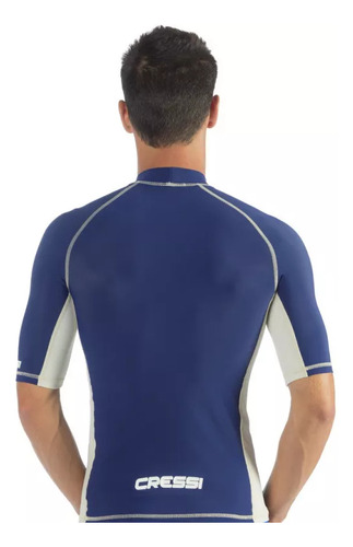 Rashguard Natación Cressi Classic Azul Hombre Ulw4723
