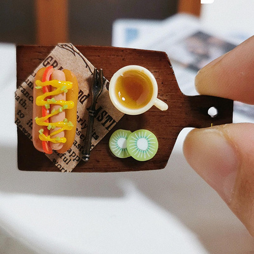 0 Accesorios Para Casa De Muñecas, Té De, Modelo De