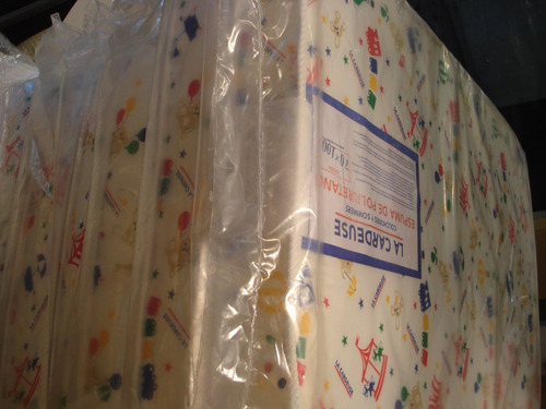 Imagen 5 de 5 de Colchon Cuna Funcional 90x140x14cm Marca La Cardeuse,