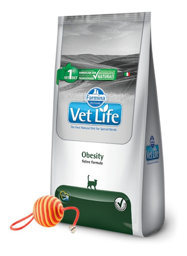 Alimento Gato Vet Life Obesity 2 Kg + Promo!
