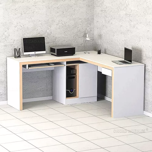 Escritorio de Computadora Mesa Gamer Blanco FurnitureR moderno