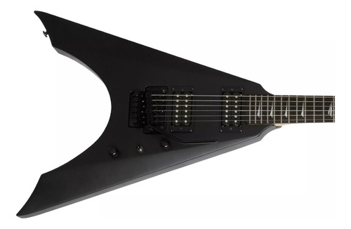 Guitarra Kramer Nite Flying V Fr negra satinada, color: negro, material del diapasón: madera de arce, guía manual: mano derecha