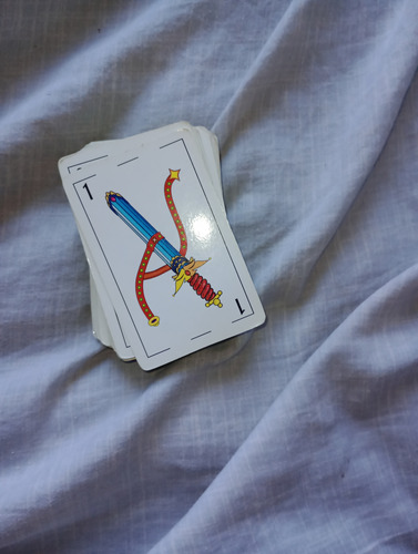 Mazo De Cartas Españolas De Seven Up Con Fido Dido Blanco Fido Dido Español (Usado)